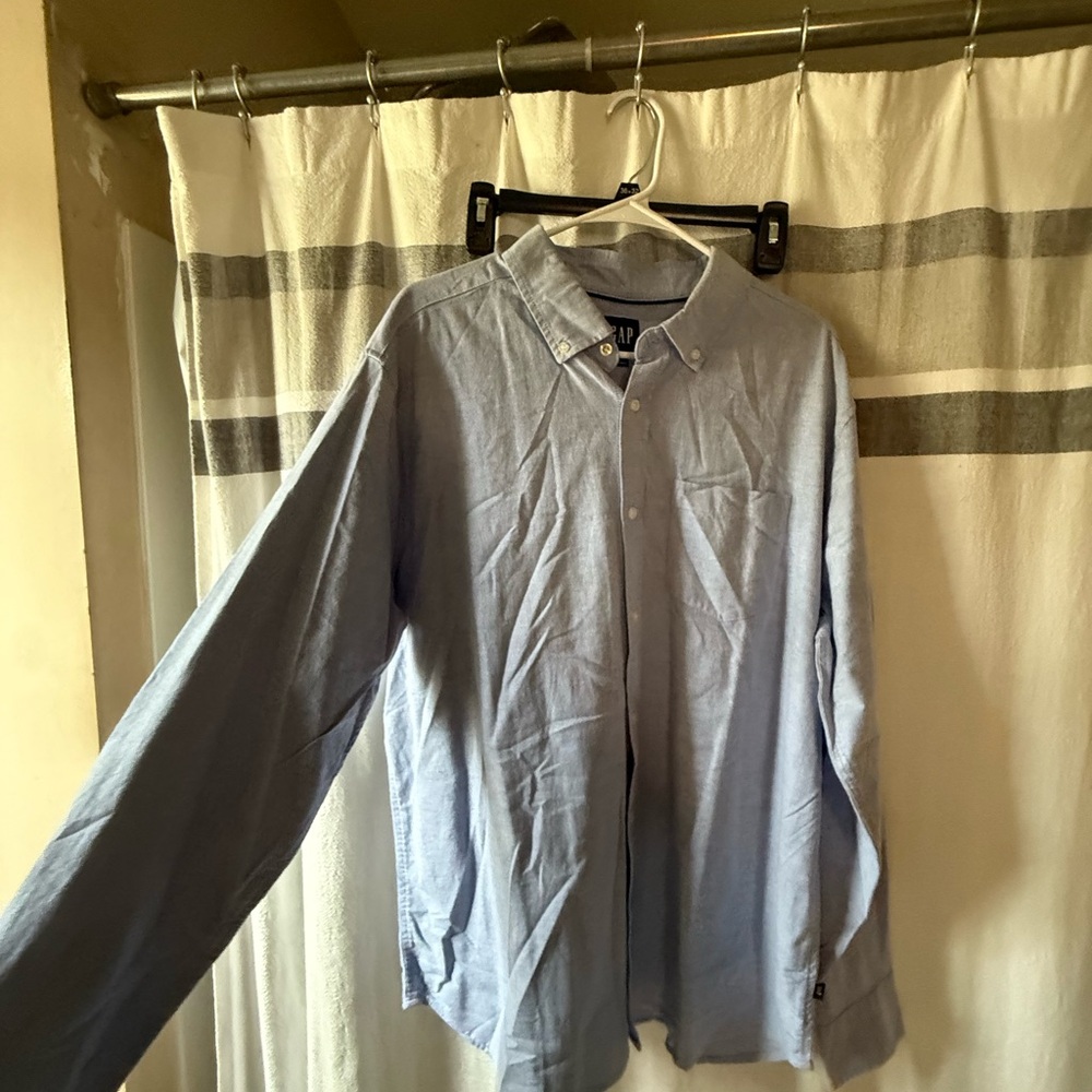 GAP Sky Blue Casual Shirt